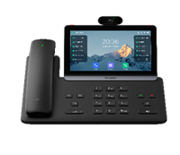 Téléphone IP vidéo professionnel SIP-T88V Pro avec écran tactile 7 pouces, caméra 5MP, 720P, Android 13, Wi-Fi 6, Bluetooth 5.0, PoE, 16 comptes SIP, VoIP SIP