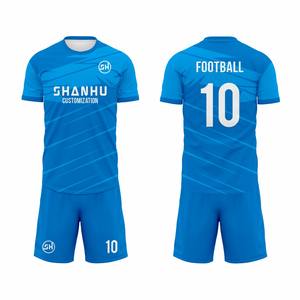 Ropa de fútbol personalizada Kits de fútbol Uniforme de fútbol para hombre Guangzhou Fútbol Impreso Número Jerseys Diseños de fútbol - Product Image 2