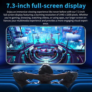 <span class=keywords><strong>2023</strong></span>มาร์ทโฟนแบบเต็มหน้าจออัลตร้า7.3นิ้วรุ่นล่าสุด5G การ์ดคู่16GB + 1TB จดจำใบหน้าได้ด้วยลายนิ้วมือ - Product Image 2