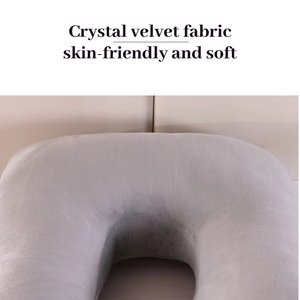 <span class=keywords><strong>Coussin</strong></span> <span class=keywords><strong>de</strong></span> sieste en coton en forme <span class=keywords><strong>de</strong></span> U pour dormir sur le côté, oreiller pour femmes enceintes - Product Image 4