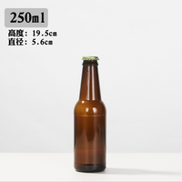 Vente en gros bouteilles en verre vides bon marché 330ml 33cl 12oz pour jus et sodas en verre transparent