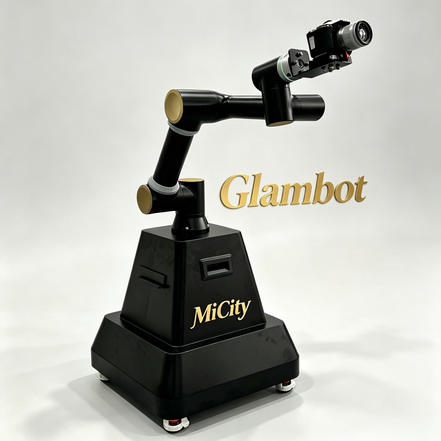 MiCity Video Glambot Robotic Arm 6 Aixs 360 Slow Motion Shooting Glambot Phone Gopro Camera Remote Control Robot Photo Booth