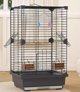 Villa de luxe perroquet Cage à <span class=keywords><strong>oiseaux</strong></span> pliante Cages à <span class=keywords><strong>oiseaux</strong></span> <span class=keywords><strong>en</strong></span> métal élevage petite Cage d'élevage d'<span class=keywords><strong>oiseaux</strong></span> pour extérieur intérieur - Product Image 4