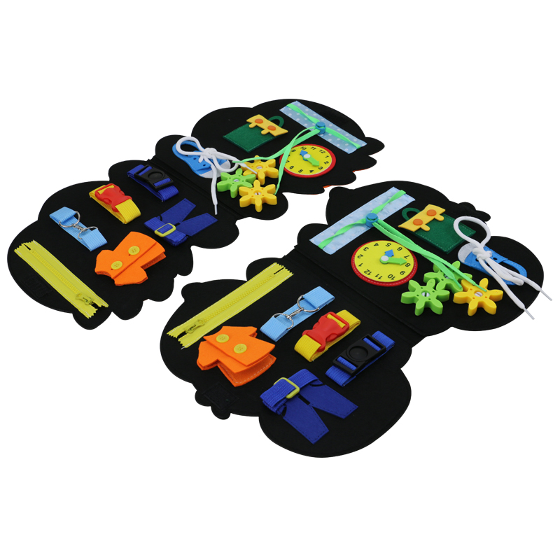 Новая модернизированная версия, развивающие сенсорные игрушки для детей, раннее образование, Войлочная игрушка, занятая доска, игрушки Монтессори