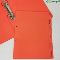 Carpeta de Anillas con estampado personalizado, carpeta de archivos de papel A4 con 2/2/3 anillas, 3/4/4 orificios, venta al por mayor