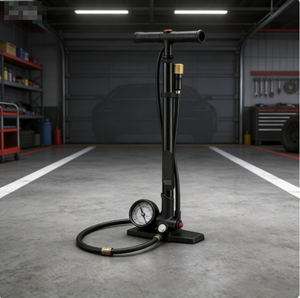 Bicicleta de Montaña Fija de Aleación de Aluminio con Bomba Pequeña Portátil, Amortiguador Delantero y <span class=keywords><strong>Inflador</strong></span> Trasero - Product Image 5