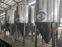 Fermenteurs de bière 500L 1000L à pression contrôlée par PLC, équipement de fabrication de micro-brasseries, tension personnalisable