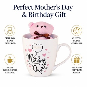 Tazza di caffè in ceramica con Set di giocattoli mamme tazza regalo di <span class=keywords><strong>buon</strong></span> <span class=keywords><strong>compleanno</strong></span> per la madre - Product Image 3