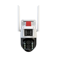 Kamera IP Solar Wifi/4G Dual Lensa Eseecloud, CCTV Jaringan Warna Penuh untuk Penglihatan Malam, Keamanan Rumah Pintar, PTZ Tahan Air untuk Luar Ruangan