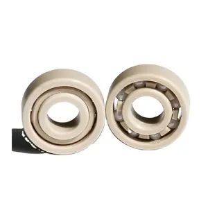 Bearing 17x32x10mm PEEK6003 6004 6005 6006 6007 6008 High Performance Plastic PEEK Bearing With Ceramic Balls