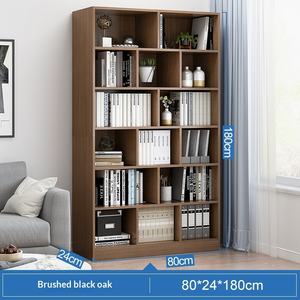 Estantería Multiusos de Madera Moderna, Estantería de Pie con <span class=keywords><strong>Niveles</strong></span>, Estantería para Libros, Estantes de Almacenamiento para Sala de Estar, Cubo Inclinado para Pared - Product Image 6