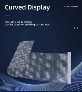 Pantalla de película de cristal LED Película LED Transparente a todo color Interior Sexy Video Wall Video SDK Hd Pitch 4mm Led Video Wall RGB