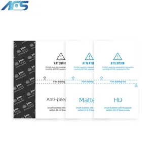 Materiale Nano Hydrogel Screen Protector Anti-blu trasparente 3 tipi di Tpu ultimo 12*18cm 3D per Samsung 8 pollici Tpu Film Rohs