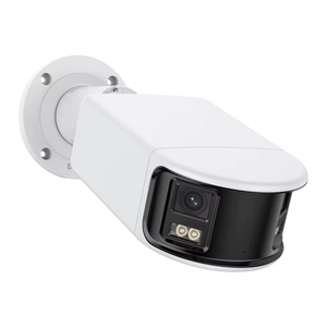 OEM POE IP Camera CCTV 6MP Dual Lens Panoramic Camera Bullet 180 Degree Image <b>Smart</b> Human/Vehicle Detection Alarm 2-ways Talk - Product Image 1