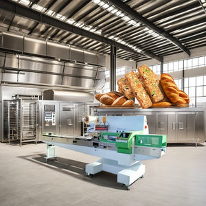 Machine <span class=keywords><strong>d</strong></span>'emballage horizontale automatique pour savon, couches et produits carnés de grande taille, type Flowpack - Product Image 2