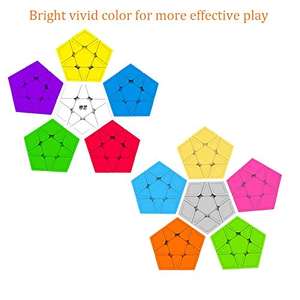 Juguetes Megaminxes 12 Côtés Casse-tête Cube Promotionnel Magique Sculpté Sans Autocollant 3x3x3 Pentagonal Magic Cube Puzzle Toy - Product Image 4