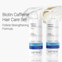 Ensemble Shampooing et Après-Shampooing Volumisant et Fortifiant à la Biotine, Caféine et Palmier Nain, Bloqueur de DHT pour Cheveux Fins, Marque Privée OEM