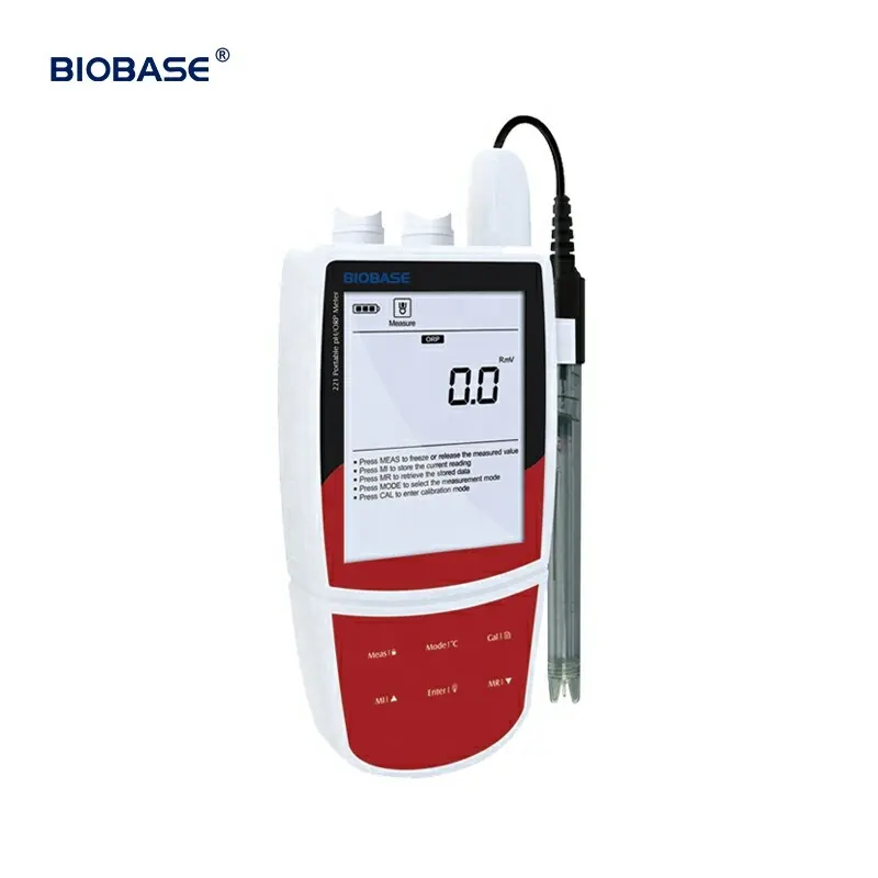 Biobase Draagbare Ph Meter -2.00-20.00ph Orp Meter Voor Lab PH-221