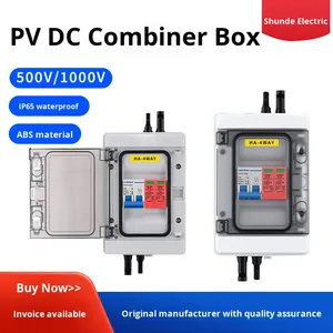 1 ingresso 1 uscita DC500V/600V/1000V scatola combinatore solare fotovoltaico DC a AC Combiner apparecchiature di distribuzione - Product Image 3