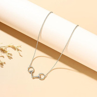 Nouveauté 2025 : Collier en argent sterling 925 avec mors de cheval pour les passionnés d'équitation – Vente en gros