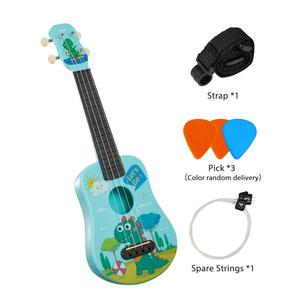 Kit de <span class=keywords><strong>ukelele</strong></span> de 21 pulgadas con correa, cuerdas de repuesto para pastilla, Kit de <span class=keywords><strong>ukelele</strong></span> para estudiantes principiantes, ligero, ajustable, estándar para - Product Image 4