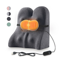 Chaise de bureau matelassée coussin chauffant électrique avec USB 5V Chenille graphène flamme épaississement oreiller de soutien lombaire