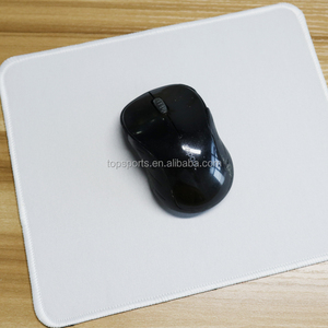 Tapis de souris antidérapant en caoutchouc blanc 26x22cm, épaisseur 5mm, carré avec base en caoutchouc pour jeux, équipement numérique et accessoires pour sacs photo - Product Image 2