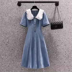 2025คอ<span class=keywords><strong>วี</strong></span>ด้านหน้าเป็นพลีทเอวใหญ่ทรงสลิมฟิตสวยเซ็กซี่ระบายอากาศได้ดียาวเท่าพื้น - Product Image 4