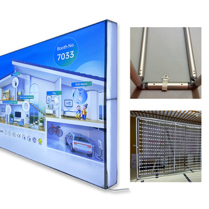 Tùy chỉnh kích thước dễ dàng thiết lập sàn đứng hiển thị di động Pop Up Photo Booth triển lãm Backdrop căng thẳng vải ánh sáng Hộp gian hàng - Product Image 4