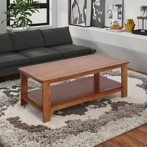 Tối giản hiện đại hình chữ nhật bằng gỗ Bàn cà phê nhỏ Bàn trà sofa bên cuối bảng đồ nội thất - Product Image 6
