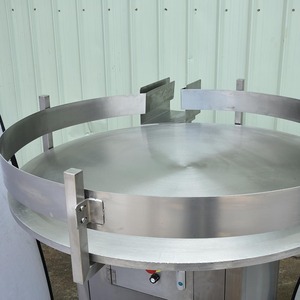 Système de collecte de bouteilles rondes et carrées automatique en acier inoxydable de haute qualité, plateau tournant électrique avec garantie d'un an - Product Image 4