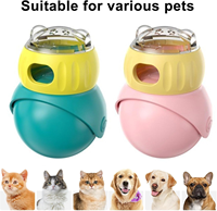 Jouet Distributeur de Friandises Réglable pour Chien, Puzzle Interactif d'Entraînement IQ, Distributeur Lent Anti-ennui pour Chien, Prise en Charge OEM