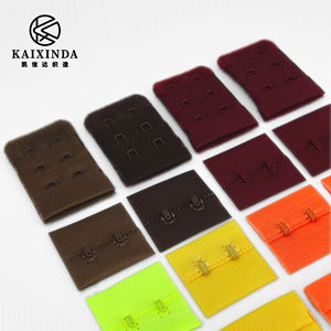 Accessoires de vêtements pour femmes en gros personnalisables : Bande de fermeture à 3 crochets pour soutien-gorge, 3 rangées 2 crochets, boucle de soutien-gorge réglable - Product Image 5