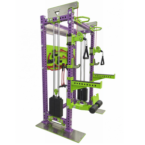 Stazione di Allenamento Multifunzionale Dotata di Smith Machine Standard e Robusto Power Rack per Allenamento Bodybuilding - Product Image 4