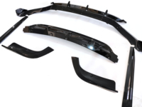 X5 Black Knight Style brillant noir voiture avant lèvre arrière diffuseur côté jupe Spoiler Aero Kit Kit carrosserie pour BMW X5 G05 M-Tech