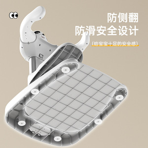 Soporte para Baño de Bebé, Tipo Cuadrado Grande, Material PP, 35.5x21x47cm, para Bebés de 0 a 12 Meses, Ayuda para Bañera - Product Image 1