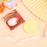 Notes autocollantes créatives en forme de biscuits, mini fournitures de bureau mignonnes, bloc-notes portable vierge non-adhésif