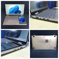 Portátil Empresarial 2024 de 15.6 Pulgadas + Pantalla Táctil Doble de 7 Pulgadas, Quad Core Intel Celeron N95, para Oficina, Estudiantes y Aprendizaje