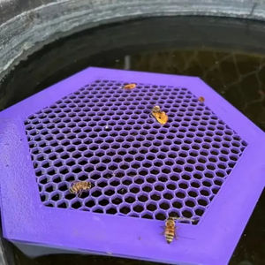 Plastic Bee Feeding and Drinking Tray Hexagonal Floating Board Waterproof Portable Outdoor Garden <b>Tool</b> - Product Image 6