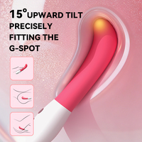 Beheizbarer G-Punkt-Vibrator aus Premium-Silikon, Innenmassagegerät mit 5 Geschwindigkeiten und 5 Mustern, USB-Aufladbar, Sexspielzeug vom OEM/ODM-Hersteller