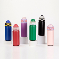 Bouteille isotherme portable grande capacité en acier inoxydable avec paille – Meilleure vente