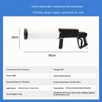 Pistolet à CO2 LED pour colonne de dioxyde de carbone, machine à brouillard d'atmosphère portable pour bar, mariage, scène, alimentation CA universelle
