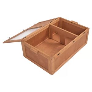 Vente flash : Cage en bois pour tortue et hamster, habitat pour reptiles, cage pour petits animaux, cage en acrylique pour hamster - Product Image 2