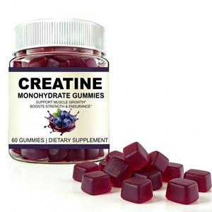 Gomitas de Creatina Sin Azúcar OEM para Adultos, Suplemento Dietético Deportivo, 3g 5g, Sabor Arándano, Creatina Monohidrato - Product Image 3