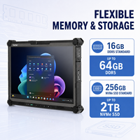 Tablet Tangguh Getac A140 T800 Ux-10 Zx-10 Zx-80 Seri 4G Intel Pentium 8GB 11.6" 1080x1920 SSD+HDD Layar Sentuh Kapasitif