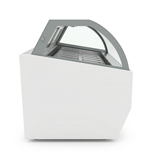 Vitrine Réfrigérée Commerciale pour Gelato et Crèmes Glacées, 12/16 Bacs, Verre Courbé, Congélateur pour Sucettes Glacées, Idéale pour Salons de Crème Glacée - Product Image 4