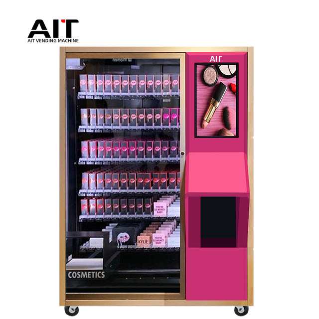 AIT High-End Self-Service Cosmetics Vending Machine with Touch Screen Selling Lipstick Powder Compacts Beauty Products