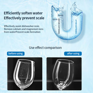 Sal de lavavajillas ecológica junto con suavizante de agua de enjuague para limpiador de lavavajillas 500g uso doméstico - Product Image 5