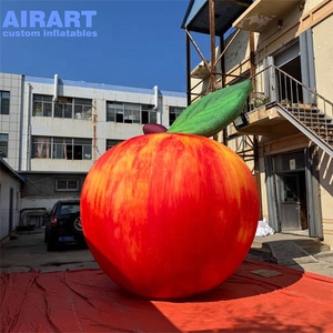 नई आकार गतिविधि इन्flatable लाल सेब, inflatable ताजे सेब फल गुब्बारा - Product Image 4