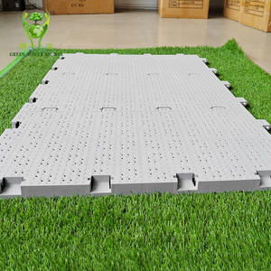 Revêtement de sol événementiel portable en plastique PP emboîtable pour extérieur, couverture de terrain de sport pour stade, panneau de protection temporaire pour pelouse - Product Image 1